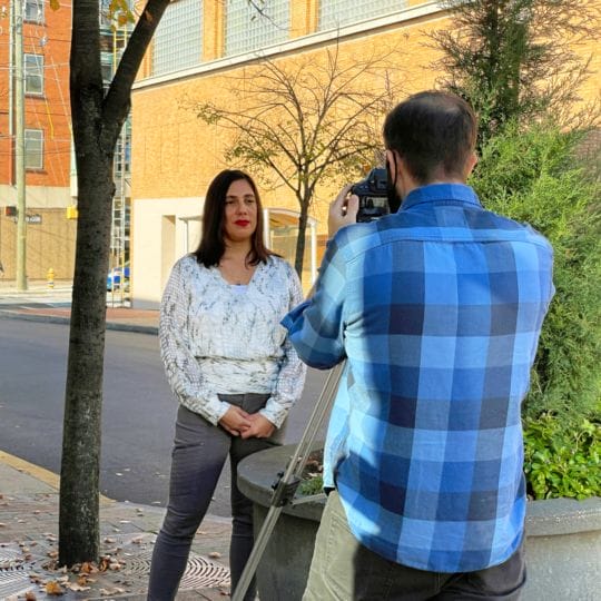 Outside Behind The Scenes Interview